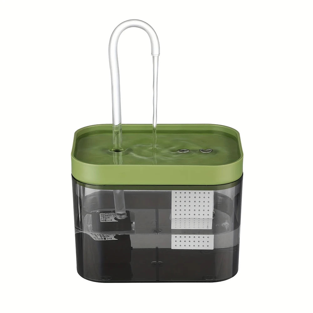 Cat Water Fountain with USB Auto Filter Recirculate